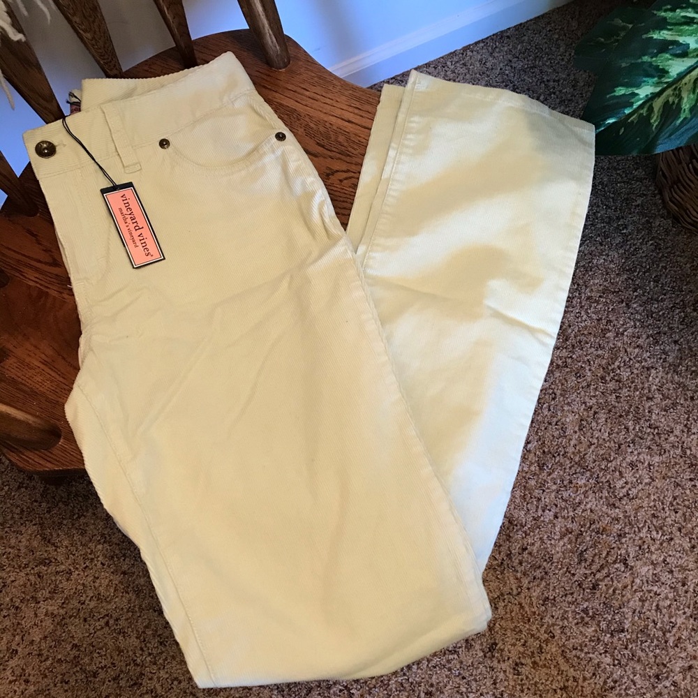 [Vineyard Vines] Pastel Green Corduroy Pants